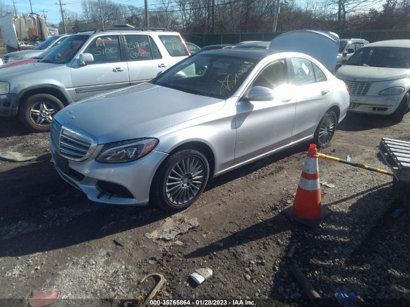 55SWF4KB2FU096396 2015 MERCEDES-BENZ C-CLASS - Image 2