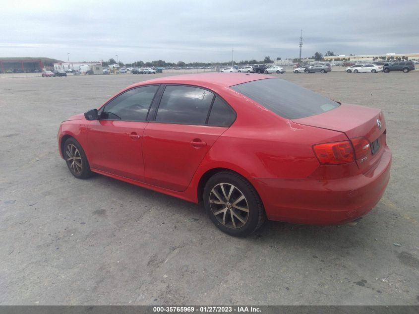 2013 VOLKSWAGEN JETTA SEDAN S 3VW2K7AJ8DM393703