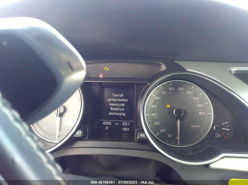 2015 AUDI S5 PREMIUM PLUS WAUCGAFH0FN008555