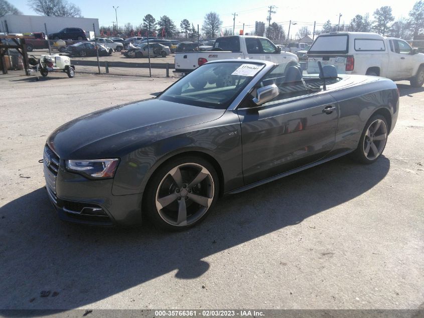 2015 AUDI S5 PREMIUM PLUS WAUCGAFH0FN008555