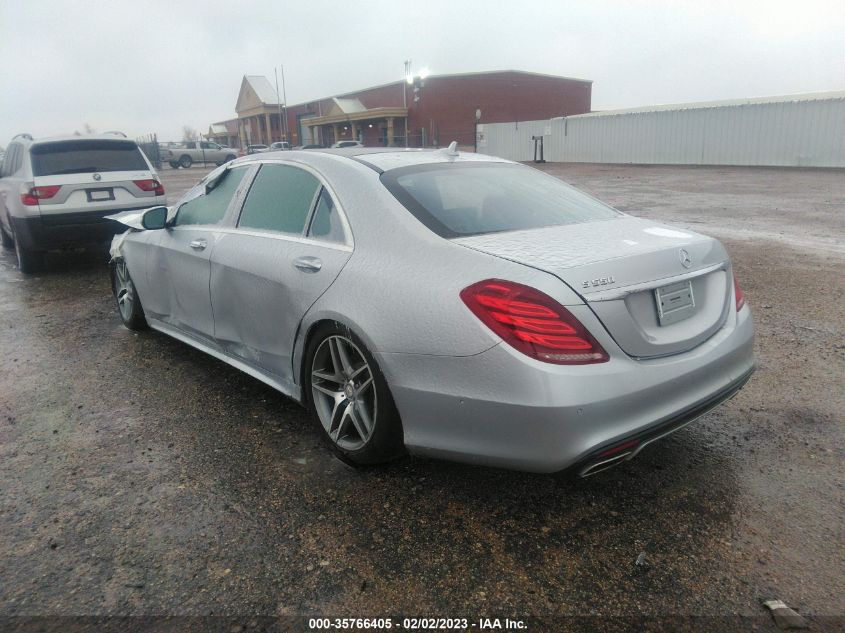 2014 MERCEDES-BENZ S-CLASS S 550 WDDUG8CB0EA009040