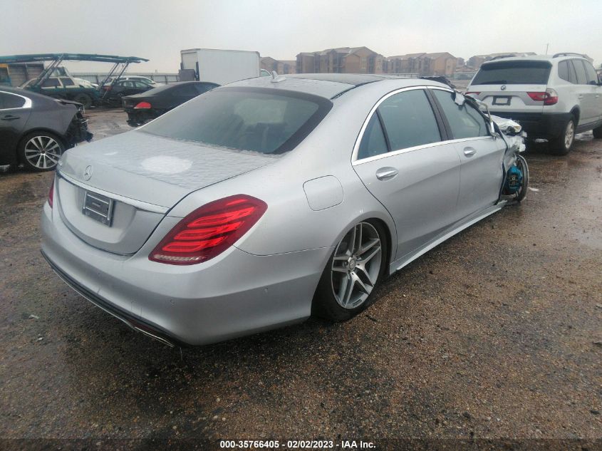2014 MERCEDES-BENZ S-CLASS S 550 WDDUG8CB0EA009040