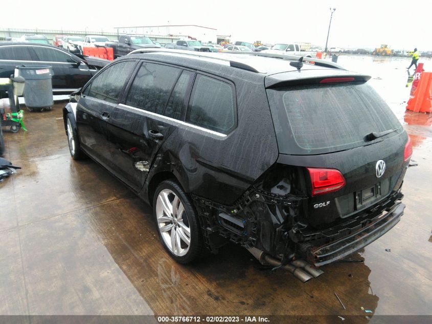 2015 VOLKSWAGEN GOLF SPORTWAGEN TDI SEL 3VWCA7AU2FM500684
