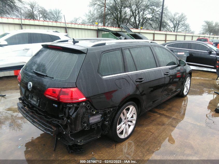 2015 VOLKSWAGEN GOLF SPORTWAGEN TDI SEL 3VWCA7AU2FM500684