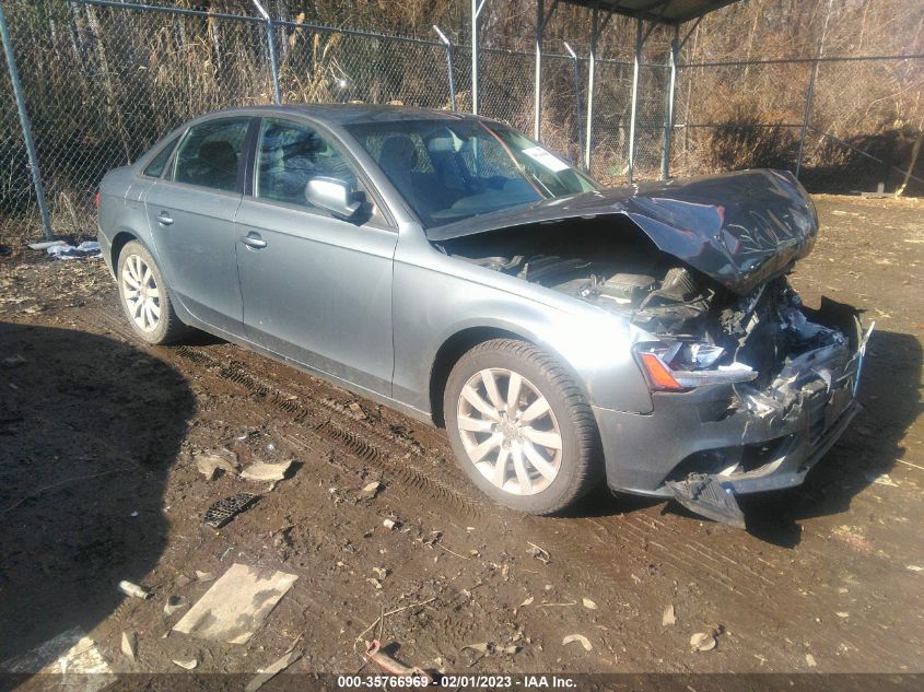 2013 AUDI A4 PREMIUM - WAUBFAFL0DN033018