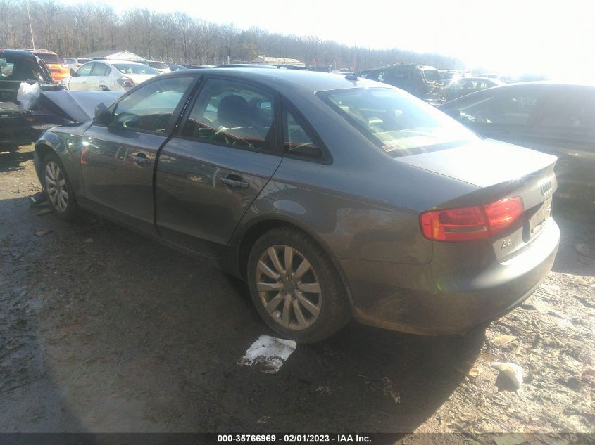 2013 AUDI A4 PREMIUM - WAUBFAFL0DN033018