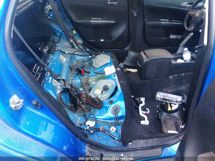 2013 SUBARU IMPREZA SEDAN WRX WRX JF1GV7E63DG009901
