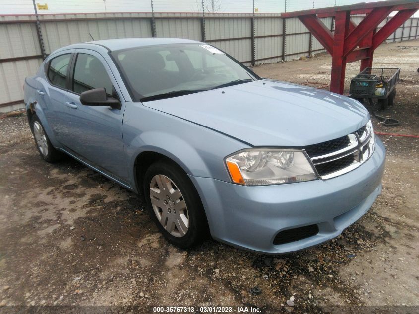 2013 DODGE AVENGER SE - 1C3CDZAB9DN684338