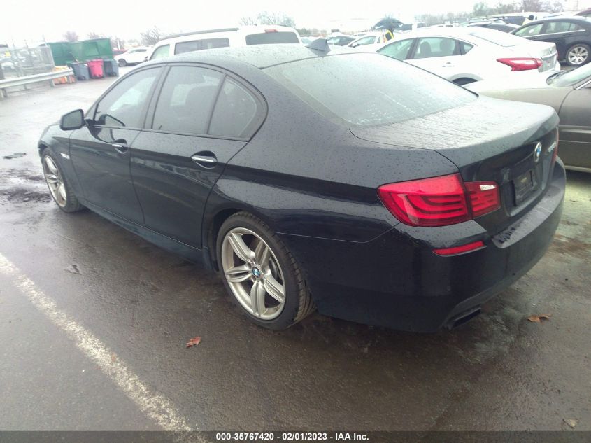 2013 BMW 5 SERIES 550I - WBAFR9C50DDX80704