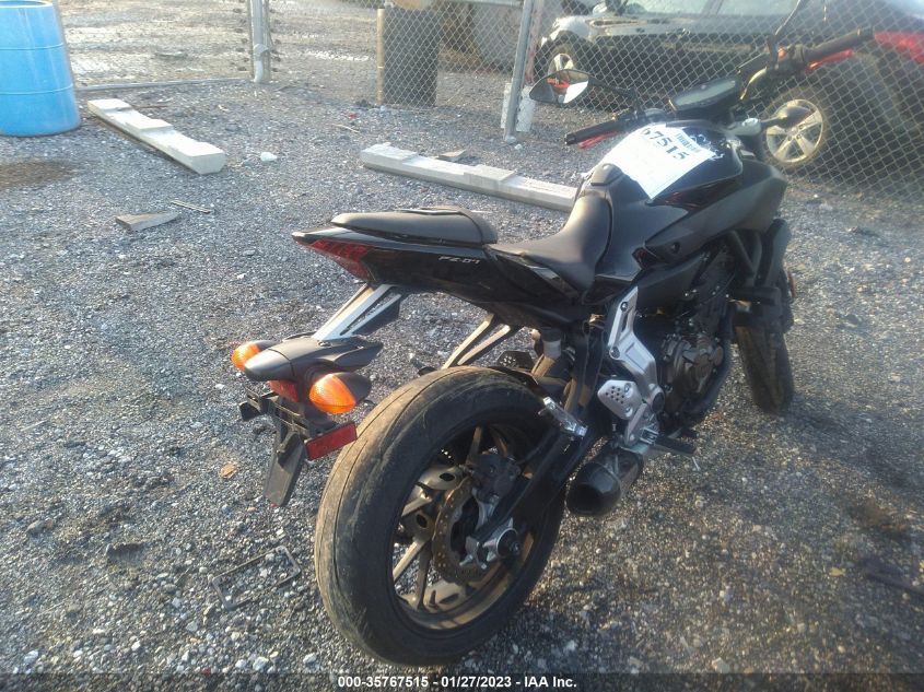 2016 YAMAHA FZ07 JYARM06E5GA006438
