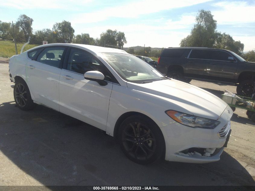 2018 FORD FUSION S - 3FA6P0G74JR285284