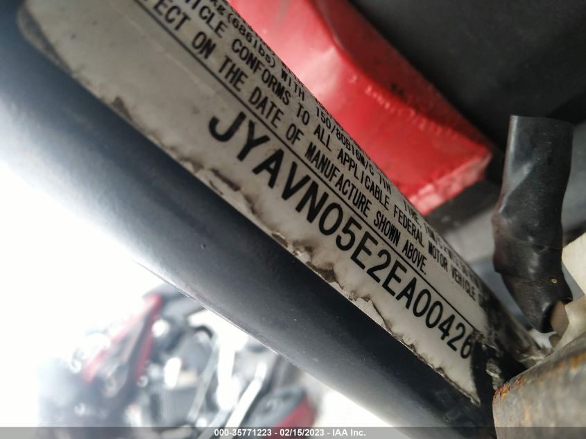 2014 YAMAHA XVS950 CU JYAVN05E2EA004267
