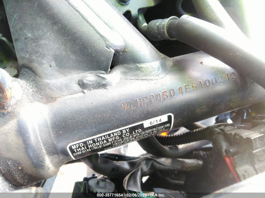 2014 HONDA CB500 FA - ABS MLHPC4504E5100292