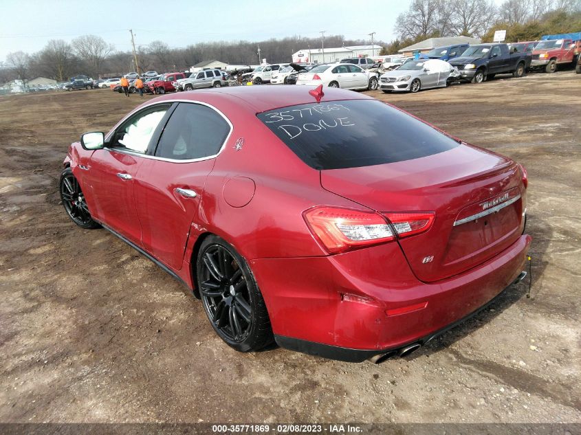 2015 MASERATI GHIBLI S Q4 ZAM57RTA5F1143289