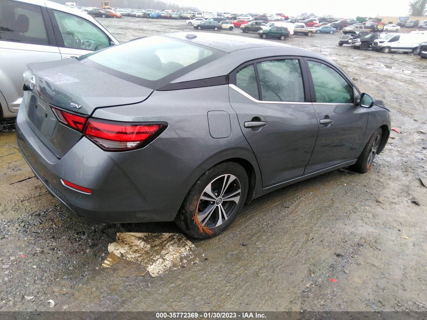 VIN 3N1AB8CV6MY302458 2021 NISSAN SENTRA SV