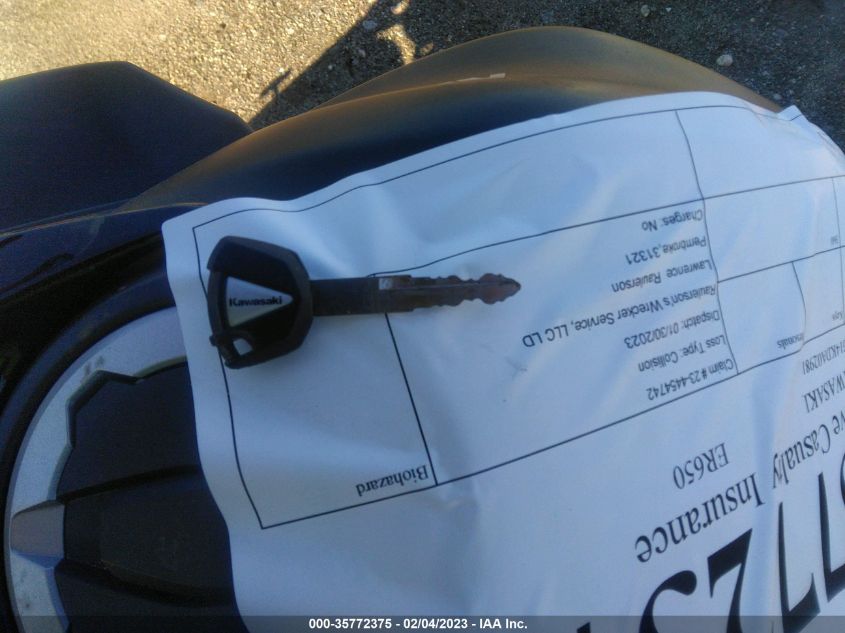 2019 KAWASAKI ER650 G JKAEREG14KDA02981