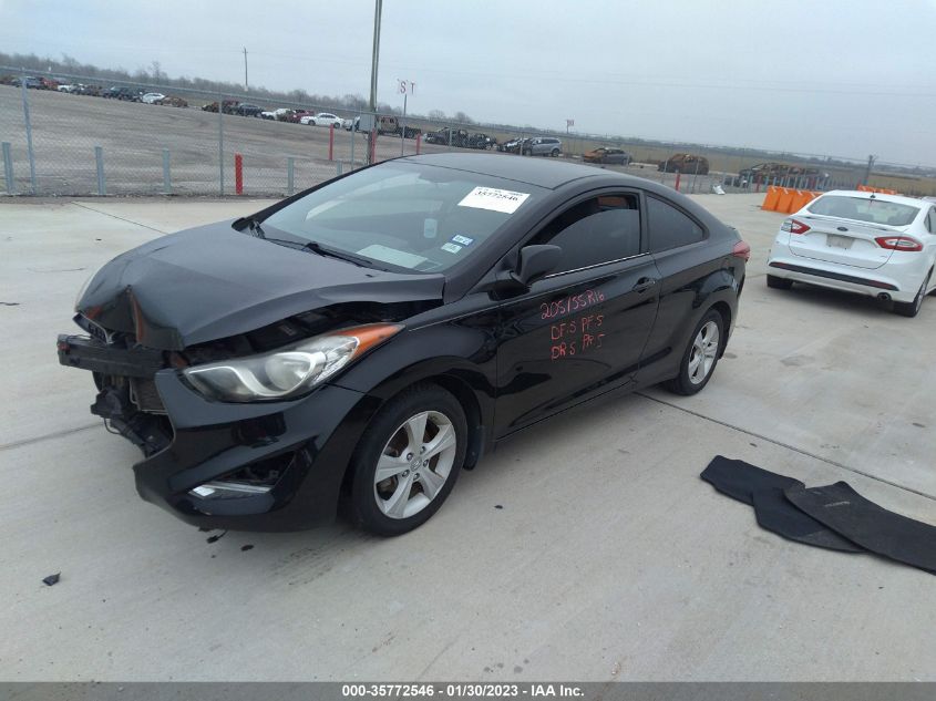 2013 HYUNDAI ELANTRA COUPE GS KMHDH6AE0DU009685