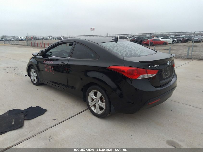 2013 HYUNDAI ELANTRA COUPE GS KMHDH6AE0DU009685