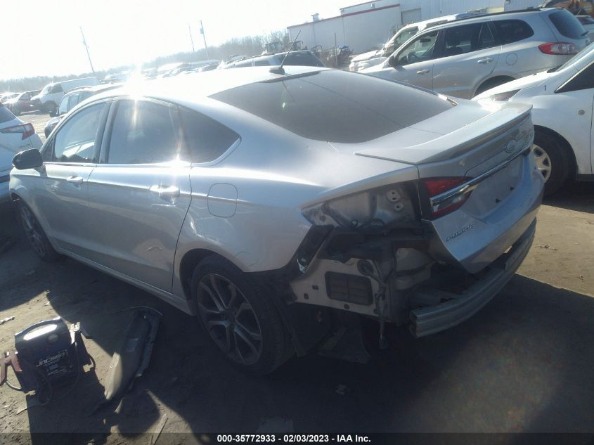 2017 FORD FUSION SE - 3FA6P0H72HR328187