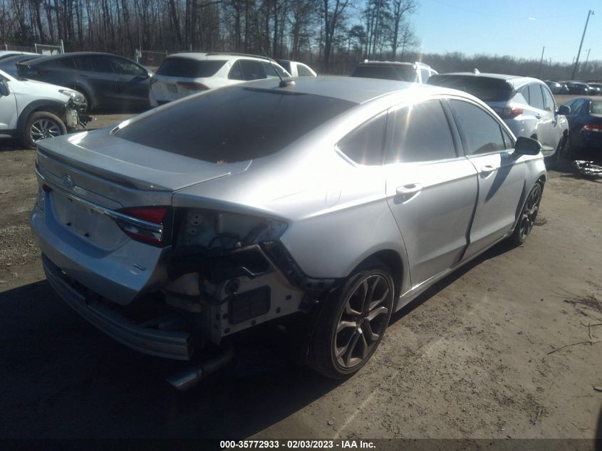 2017 FORD FUSION SE - 3FA6P0H72HR328187