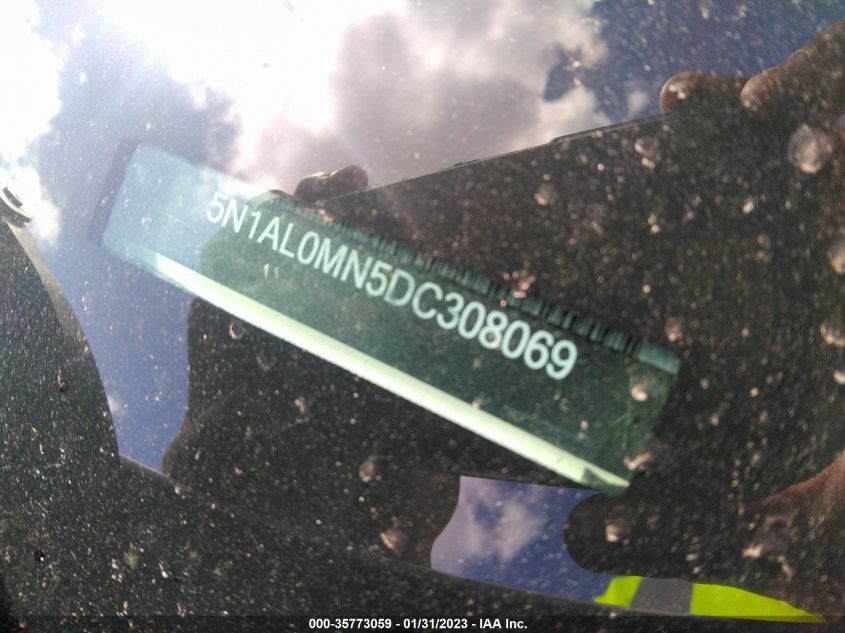 2013 INFINITI JX - 5N1AL0MN5DC308069