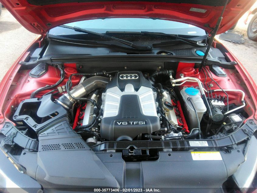 2013 AUDI S5 PREMIUM PLUS WAUCGAFR5DA013795