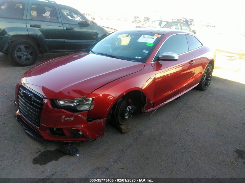 2013 AUDI S5 PREMIUM PLUS WAUCGAFR5DA013795