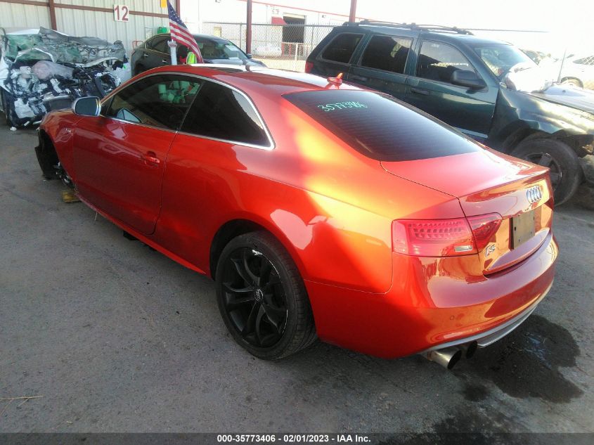 2013 AUDI S5 PREMIUM PLUS WAUCGAFR5DA013795