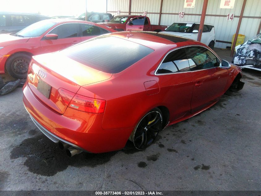 2013 AUDI S5 PREMIUM PLUS WAUCGAFR5DA013795
