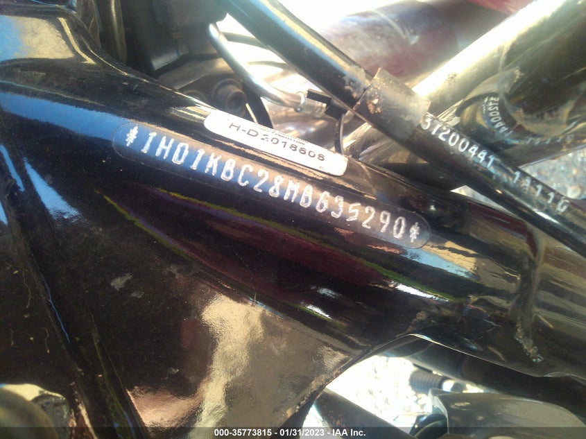 VIN 1HD1KBC28MB635290 2021 HARLEY-DAVIDSON FLHX