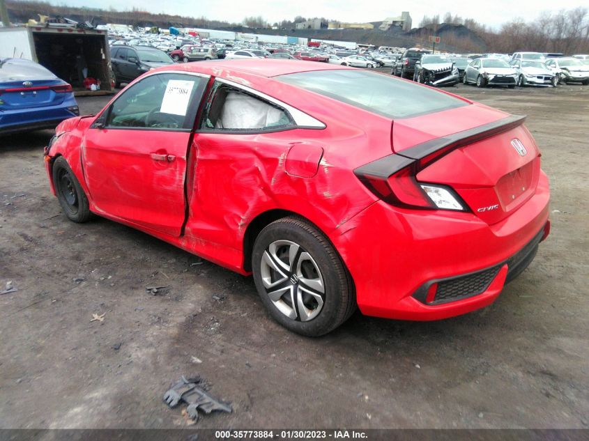 2016 HONDA CIVIC COUPE LX-P 2HGFC4B00GH314146
