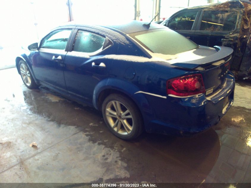 2013 DODGE AVENGER SXT 1C3CDZCB0DN594380