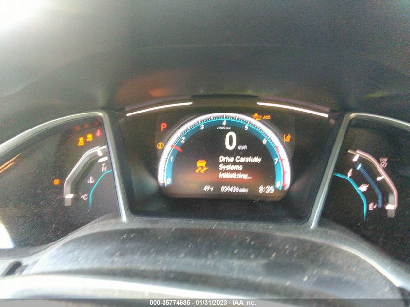 VIN 2HGFC3B34KH353285 2019 HONDA CIVIC COUPE EX