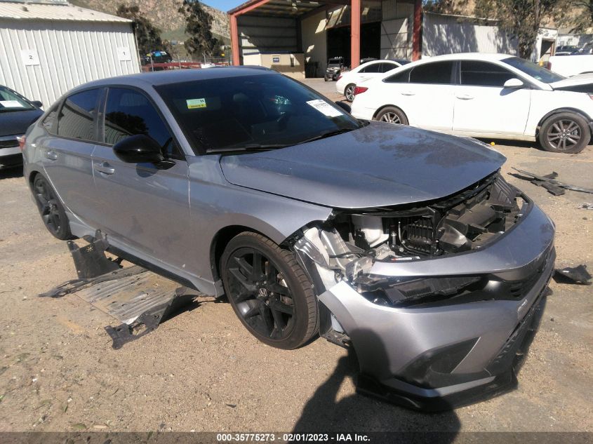 2022 HONDA CIVIC SEDAN SPORT - 2HGFE2F5XNH557254