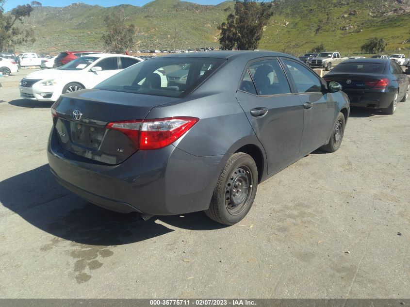 2016 TOYOTA COROLLA L/LE/S/S PLUS/LE PLUS - 5YFBURHE5GP496964