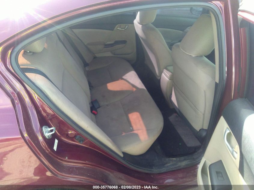 2013 HONDA CIVIC SDN LX 19XFB2F58DE050094
