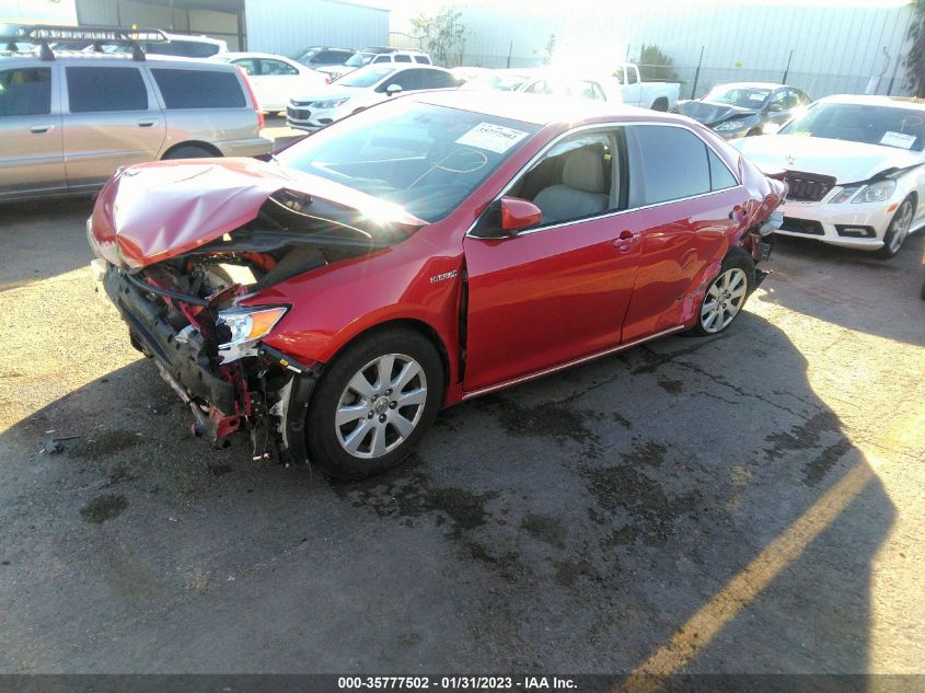 2013 TOYOTA CAMRY HYBRID LE/XLE 4T1BD1FK2DU087891
