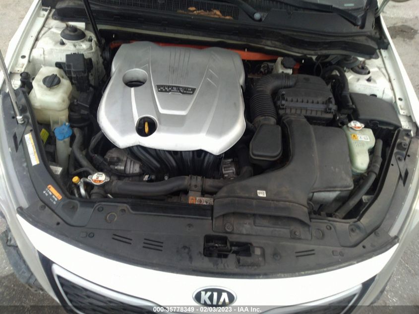 2013 KIA OPTIMA HYBRID EX KNAGM4AD6D5049592