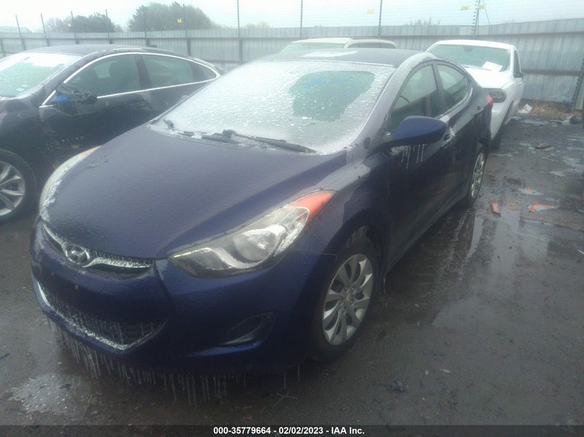 2012 HYUNDAI ELANTRA VIN: 5NPDH4AE4CH134027