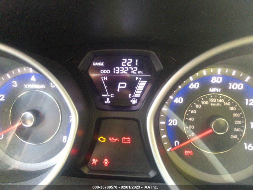 2013 HYUNDAI ELANTRA COUPE GS KMHDH6AE1DU009663