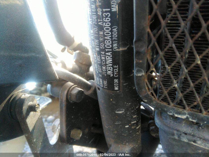 2011 KAWASAKI VN1700 A JKBVNRA10BA006631
