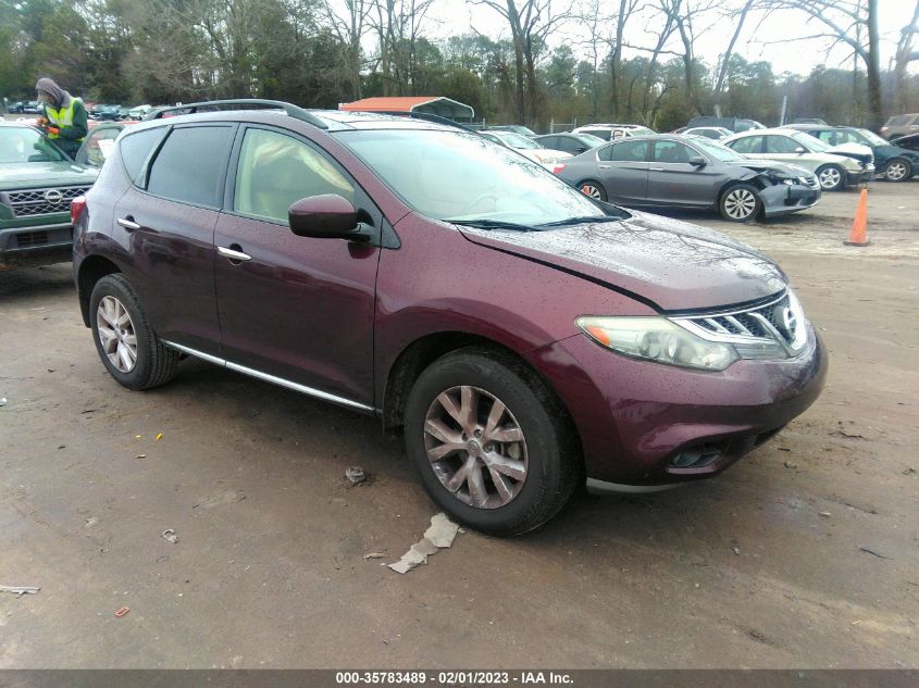 2013 NISSAN MURANO SL - JN8AZ1MU7DW206906
