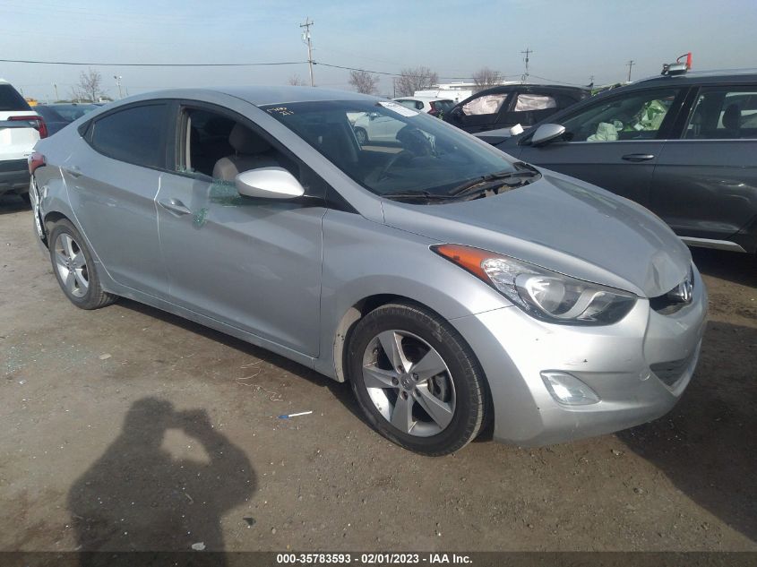2013 HYUNDAI ELANTRA GLS PZEV - 5NPDH4AE9DH437306