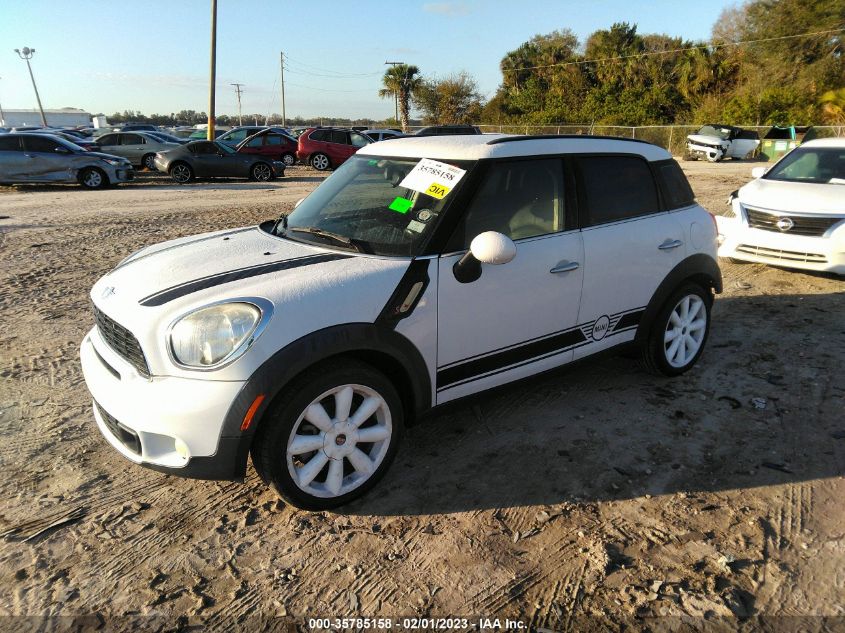 2013 MINI COOPER COUNTRYMAN S WMWZC3C53DWP23168