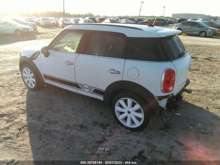 2013 MINI COOPER COUNTRYMAN S WMWZC3C53DWP23168
