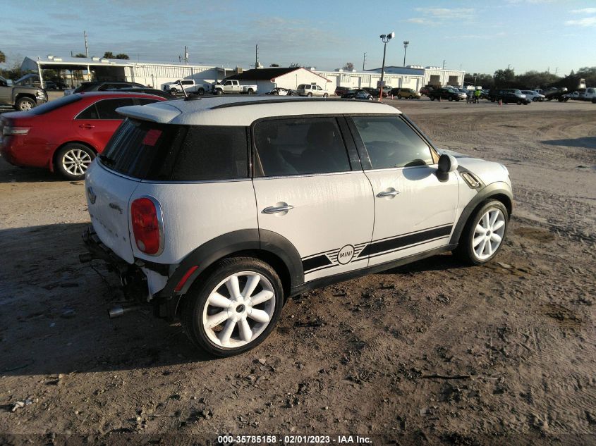 2013 MINI COOPER COUNTRYMAN S WMWZC3C53DWP23168