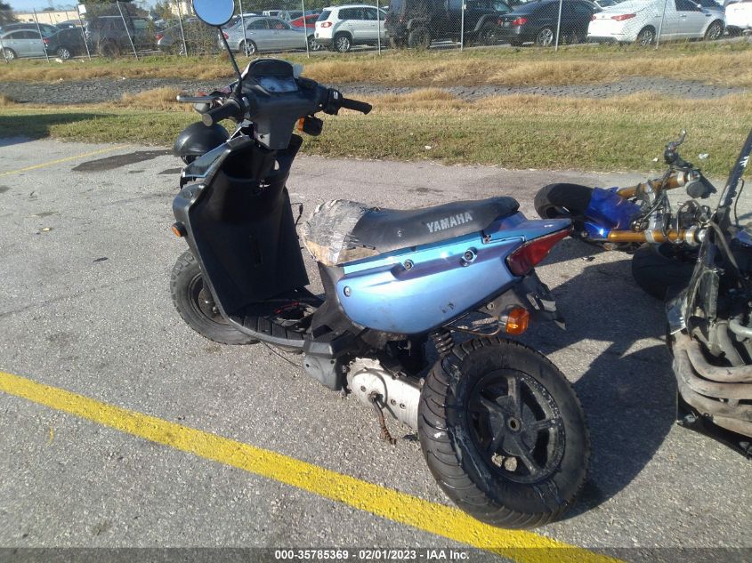 2005 YAMAHA YW50 AP ZUMA - LPRSA20A15A602542