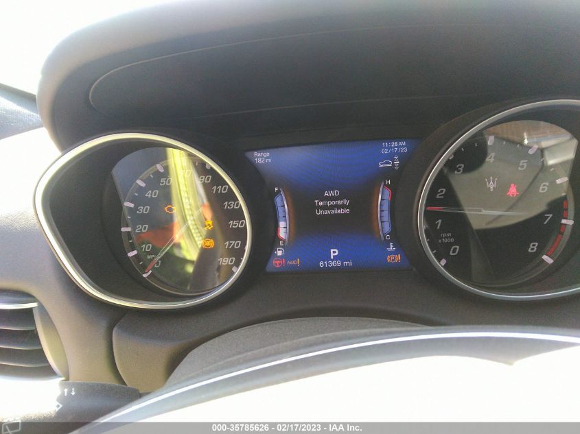 2018 MASERATI LEVANTE GRANLUSSO ZN661XUL0JX295967