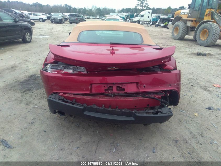 2015 CHEVROLET CAMARO LT - 2G1FD3D36F9289011