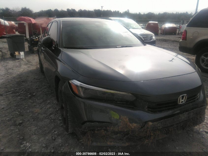 VIN 2HGFE2F50NH563113 2022 HONDA CIVIC SEDAN no.1